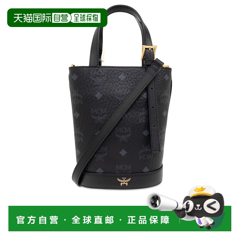 1h可退 MCM 女士斜挎包 MWTEATA01BK0BLACK CO 黑色 Shoulder Bag