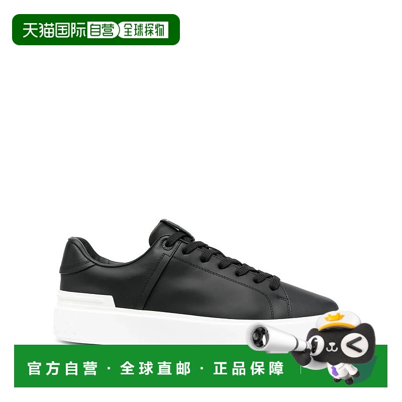 1h可退 BALMAIN 男士运动鞋 FM1VI288LVTREAB AW2025 黑色 B-Cour