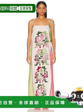 1h可退 潮奢 Adriana Degreas 女士 Inamorata 绑带长款连衣裙 VT