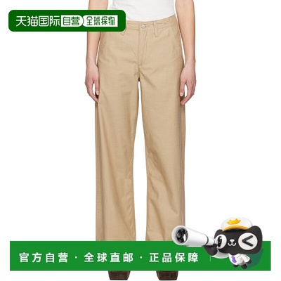 1h可退 潮奢 Levi'S 李维斯 女士 米色 '90s Straight 长裤 001VV