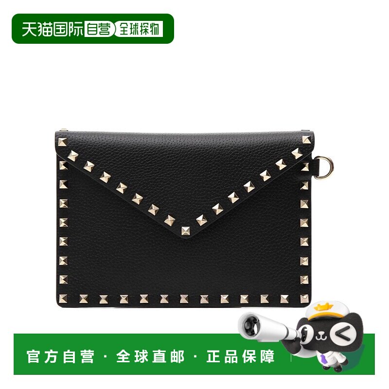 1h可退 奢淘 Valentino 铆钉信封式手拿包 女 RW2P0P87VSH单肩包