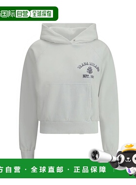 PRADA 女士针织毛衣 134713SOOO16V4F0009 SS2025 白色卫衣帽衫