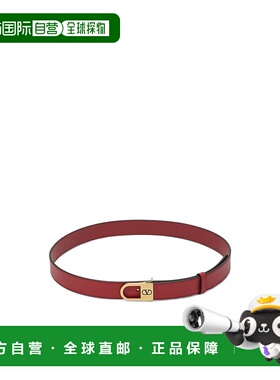VALENTINO 女士腰带 WT0ST8JAQR50 AW2025 红色 徽标腰带