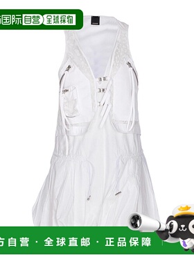 PINKO 女士连衣裙 1053052MOZ04 SS2025 白色 White Benny Dress