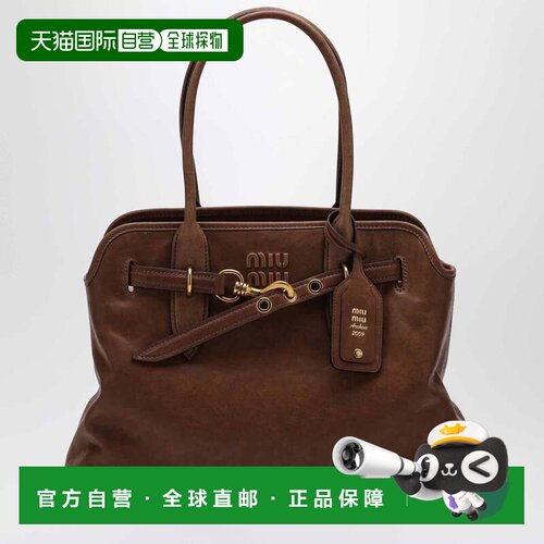 MIU MIU 女士手提包 5BG291OON2BBLF0316 AW2026 棕色