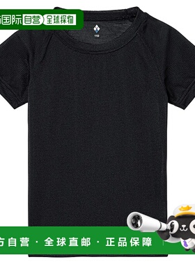 1h可退 mont-bell 男童T恤 1107800BK CO 黑色 ZEO-LINE Cool Mes