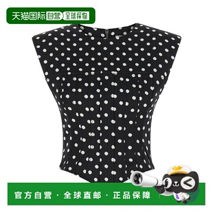 SS2026 A1040078099 黑色 Polka top GANNI Dot 女士背心吊带