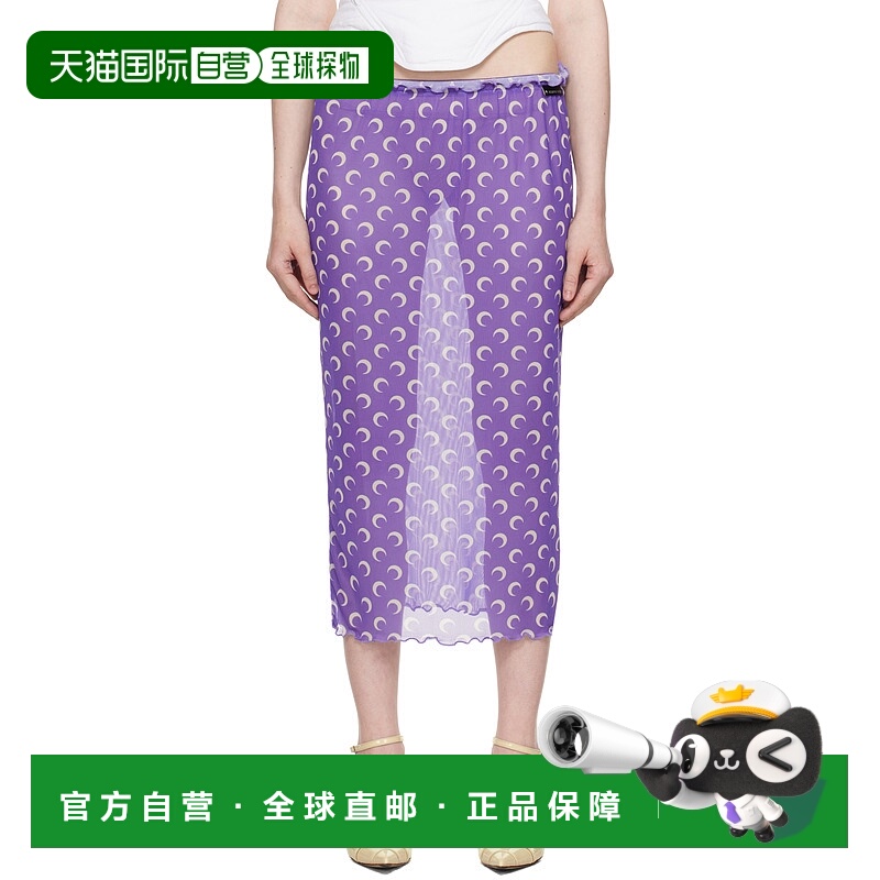 1h可退 MARINE SERRE 女士半身裙 WSK084ACJER0054PU20 SS2025