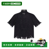 alexander T恤短袖 mcqueen 1h可退 女士 上装 蕾丝半高领罩衫