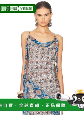 1h可退 潮奢 Rabanne 女士 链条围巾领上衣 25ACTO110PO0337