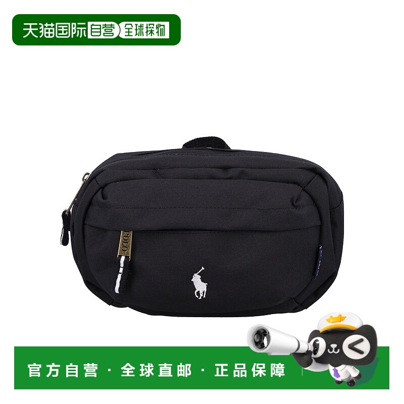 1h可退 POLO RALPH LAUREN 男童包袋 RL9AR012G9O CO 黑色腰包