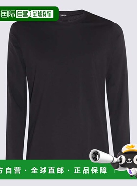 1h可退 TOM FORD 男士T恤 T4M141410002 SS2025 黑色 TOM FORD BL