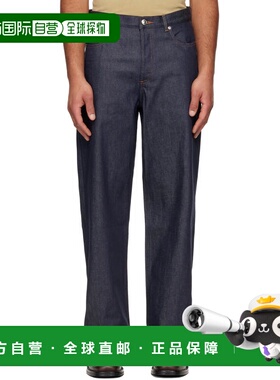 1h可退 潮奢 A.P.C. 男士 海军蓝 Aaron 牛仔裤 COGDFH09182