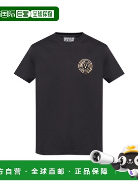 VERSACE JEANS 男士T恤 79GAHT00CJ00TG89 AW2025短袖范思哲男装