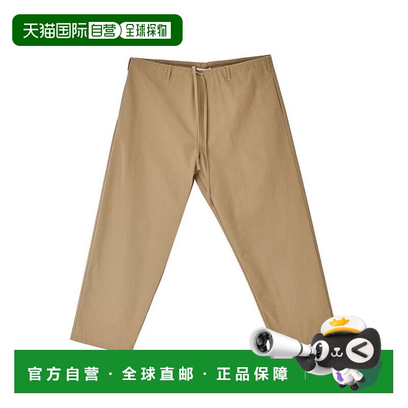 MOSCHINO 女士休闲裤 034982190084 AW2025 棕色 Velvet Pants图片