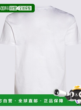VERSACE 男士T恤 10142261A100881W000 SS2025 白色范思哲