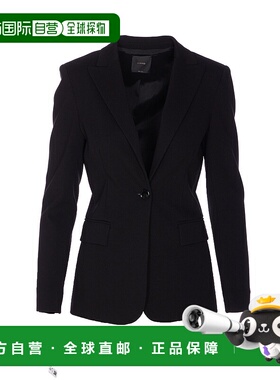 PINKO 女士外套 104903A24CZ99 AW2025 黑色 New Signum Single-b