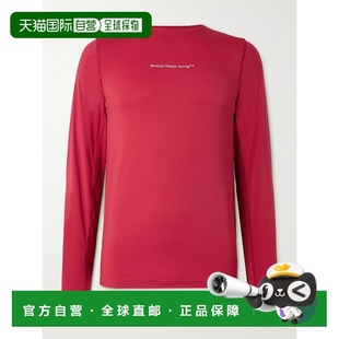 潮奢 Aloe District 男士 穿孔徽标印花弹性针织T Vision 1h可退