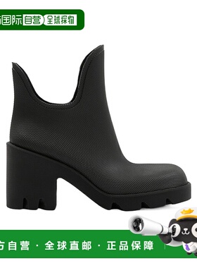 BURBERRY 女士高跟鞋 80777841 CO 黑色 Marsh 高跟短筒靴