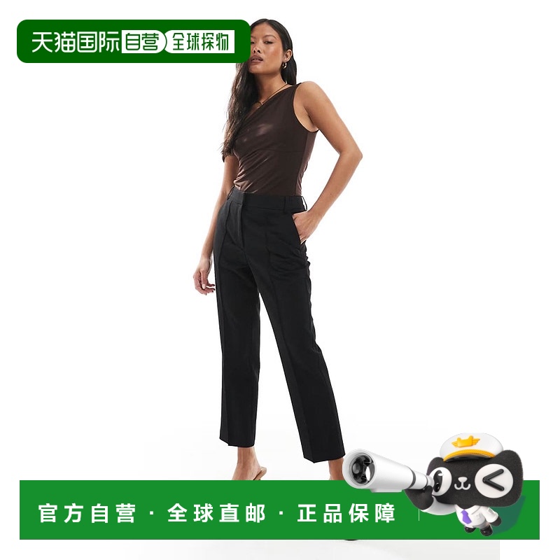 1h可退 潮奢 ASOS 女士 grazer 设计小号精细剪裁缝线修身直筒及(