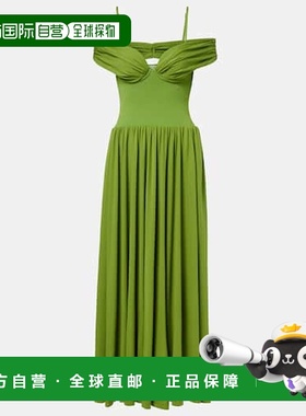 1h可退 潮奢 Simkhai 女士 Amarantha 垂褶针织中长连衣裙