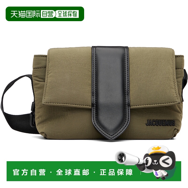 1h可退 潮奢 Jacquemus 男士 卡其色 La Casa 系列 The small Bam