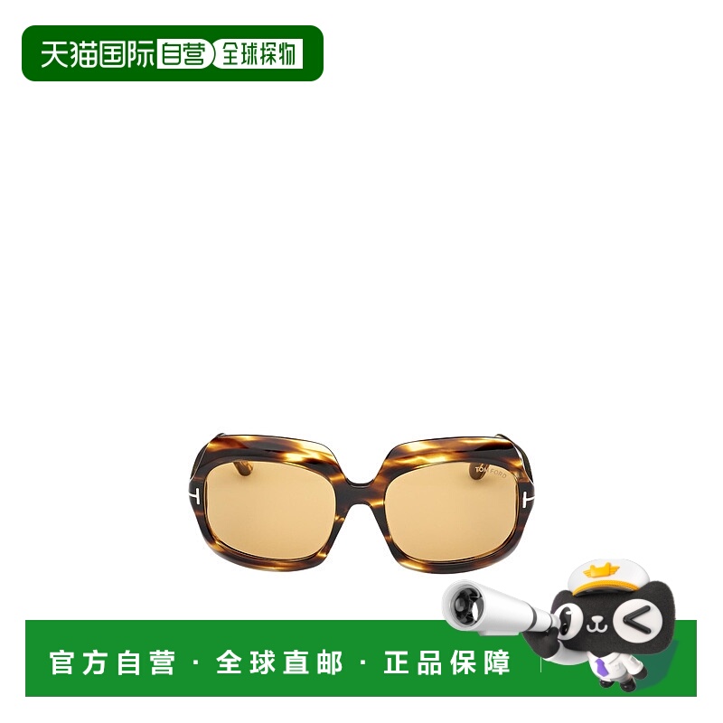 1h可退 TOM FORD 女士眼镜 FT115552E AW2024 花色 徽标太阳镜