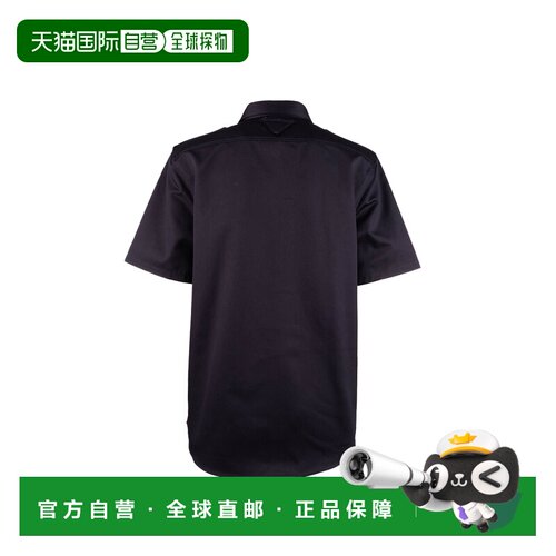 1h可退 PRADA 女士衬衫 P432J10YPF0124 SS2026 深蓝色 CAMICIE