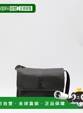 SAINT LAURENT 男士斜挎包  CO黑色单肩包 781935AAC8O1000