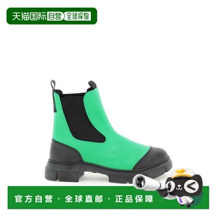 GANNI 女士高跟鞋 S1912801 AW2022 黑色 RECYCLED RUBBER ANKLE