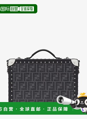 FENDI 男士旅行包 7VV134A8V3F0GXN AW2025 黑色 Fendi Travel Ba