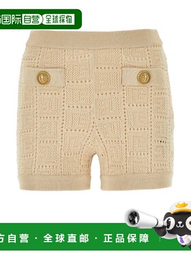 BALMAIN 女士休闲裤 AF0PA197KE250KF SS2023 花色 Ficelle visco