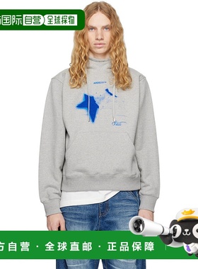 1h可退 潮奢 ADER Error 男士 灰色 Product. 35 连帽衫 BN01FWHD