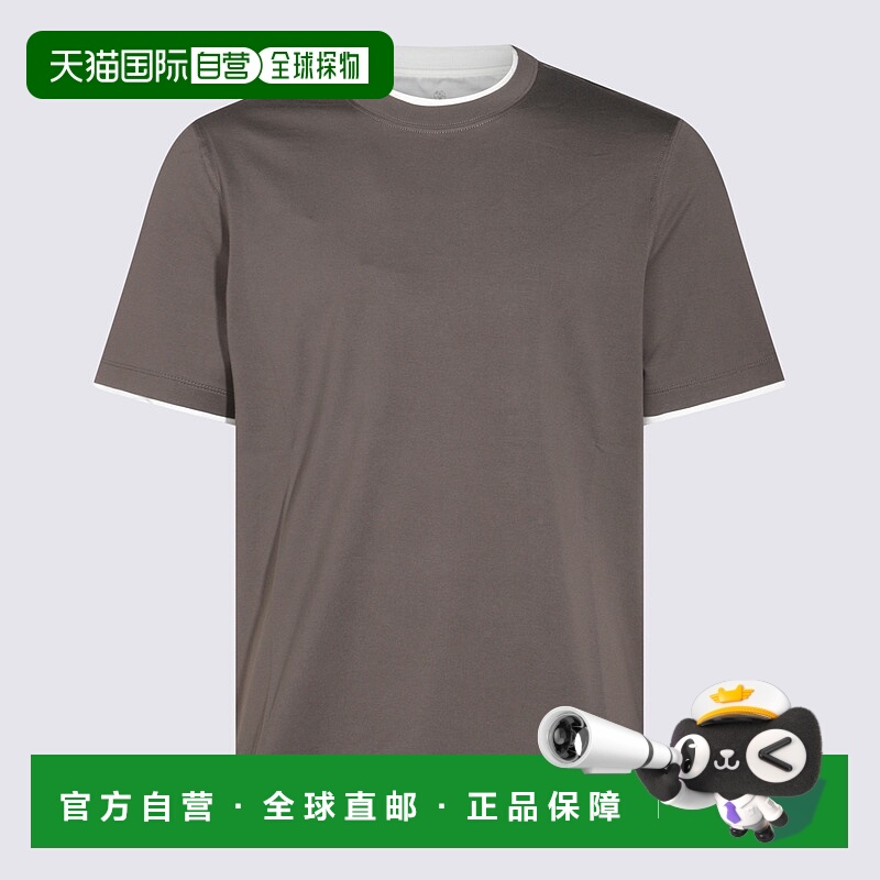 1h可退 BRUNELLO CUCINELLI 男士T恤 M0B137427CAG04 SS2025短袖