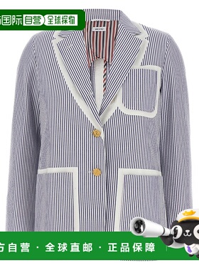 THOM BROWNE 女士西服 FBC930H00572415 SS2025蓝色西装外套