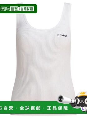 CHLOÉ 女士背心吊带 25SJH12180101 AW2025 白色 Written ribbed
