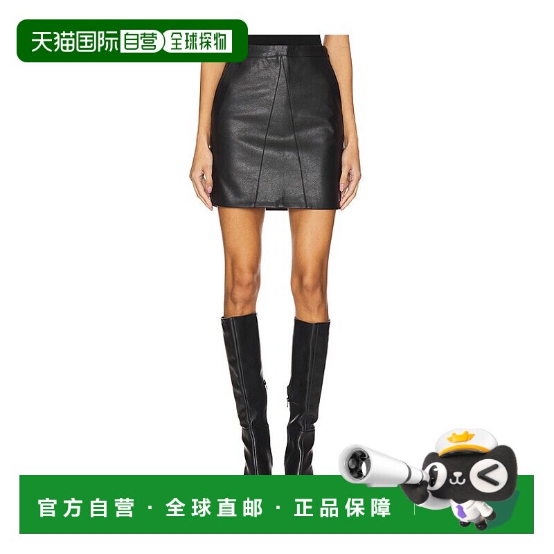 1h可退 潮奢 Bardot 女士 Alexis 仿皮半身裙 58614SB1