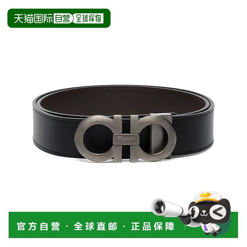 1h可退 SALVATORE FERRAGAMO 男士腰带 6755420464231NEROHICKORY