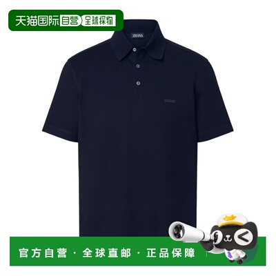 Z ZEGNA 男士POLO衫 UH348A3H794B07 SS2026 黑色 【付后1h可退】