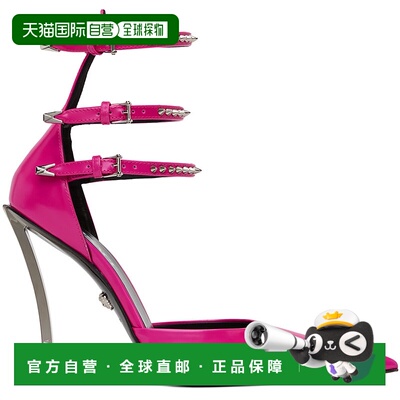 1h可退 潮奢 versace 范思哲 女士 粉色 Decollete 高跟鞋 100725