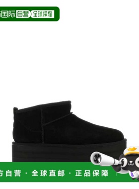 UGG 女士靴子 1135092BLACK AW2023 黑色 Black suede Classic Ul
