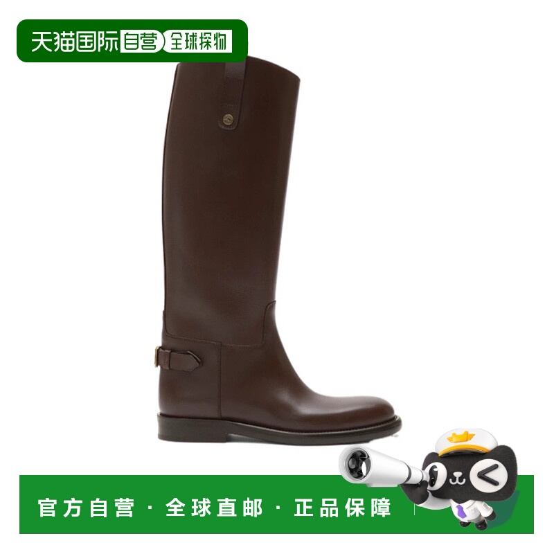 1h可退 BURBERRY 女士靴子 81149391 AW2025 棕色 Cavalier 长筒
