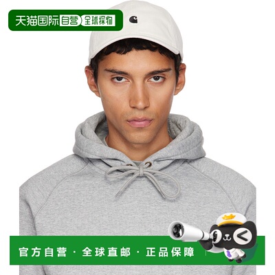 1h可退 潮奢 CARHARTT WIP 男士 白色 Madison Logo 棒球帽 I0237