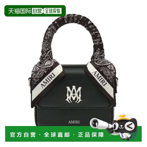 AMIRI 女士 Nano MA迷你皮革手提包 AWBGTH1007
