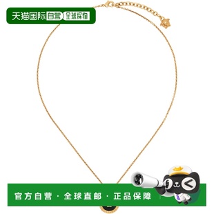 1h可退 潮奢 versace 范思哲 男士 金色 Enamel Medusa 项链 DG17