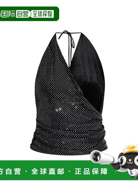 BALMAIN 女士背心吊带 FF1AG715MH23EAC AW2025 黑色性感