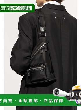 MCM 男士双肩包 MMLFSTA070BK SS2025 黑色 One-shoulder backpac