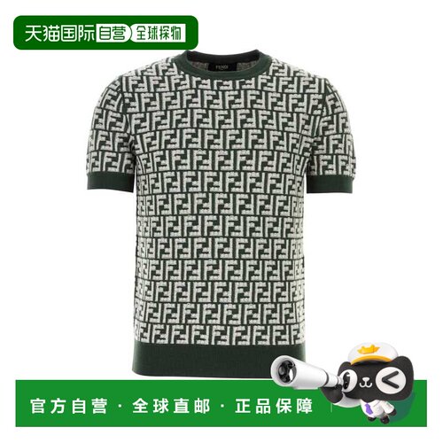 FENDI 男士T恤 FZX051AR85F1MTQ SS2024 花色 MAGLIERIA