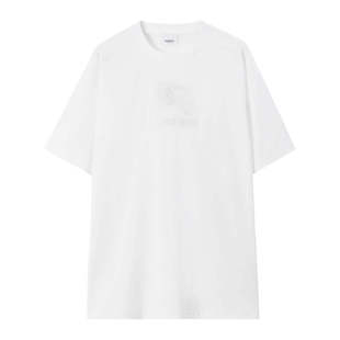 1h可退 AW2023 EKD cot 8072751 Burberry T恤 男士 BURBERRY 白色