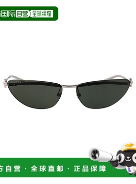 GUCCI 女士眼镜 GG1701S001 AW2024 黑色 猫眼太阳眼镜古驰